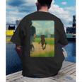 Tung Tung Tung Sahur Baseball Meme Men's Back Print T-Shirt