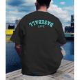 Upside Down Baseball Life Game Day Boys Girls Youth Men's Back Print T-Shirt