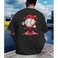 Valentine Baseball Drip Ice Cream Youth Boys Couples Men's Back Print T-Shirt Valentine Baseball Drip Ice Cream Youth Boys Couples Men's Back Print T-Shirt