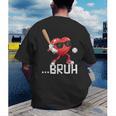 Valentines Bruh Red Heart Playing Baseball Men Boys Kids Men's Back Print T-Shirt Valentines Bruh Red Heart Playing Baseball Men Boys Kids Men's Back Print T-Shirt