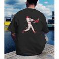 Valentines Day Baseball Batter Silhouette Heart For Men Boys Men's Back Print T-Shirt Valentines Day Baseball Batter Silhouette Heart For Men Boys Men's Back Print T-Shirt