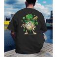 Women's St Patricks Day Baseball Leprechaun Shamrock Player Boys Kid Men's Back Print T-Shirt Women's St Patricks Day Baseball Leprechaun Shamrock Player Boys Kid Men's Back Print T-Shirt