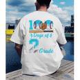 100 Days Of 2nd Grade Baseball 100th Day Of School Boys Kids Men's Back Print T-Shirt 100 Days Of 2nd Grade Baseball 100th Day Of School Boys Kids Men's Back Print T-Shirt