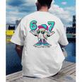 67 Baseball Drip Ice Cream 67 Baseball Men Boy Kids Men's Back Print T-Shirt 67 Baseball Drip Ice Cream 67 Baseball Men Boy Kids Men's Back Print T-Shirt