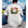 Baseball Christmas Scoreboard Celebration Premium Tri-Blend Men's Back Print T-Shirt Baseball Christmas Scoreboard Celebration Premium Tri-Blend Men's Back Print T-Shirt