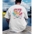 Baseball Drip 6 7 Number 67 Six Seven Meme Boys Kids Men's Back Print T-Shirt Baseball Drip 6 7 Number 67 Six Seven Meme Boys Kids Men's Back Print T-Shirt