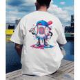 Baseball Drip 8th 8 Year Old Birthday Boys Pitcher Player Men's Back Print T-Shirt Baseball Drip 8th 8 Year Old Birthday Boys Pitcher Player Men's Back Print T-Shirt