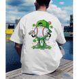 Baseball Drip Ice Cream Apparel Boy Youth St Patrick’s Day Men's Back Print T-Shirt