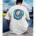 Baseball Drip Ice Cream Sprinkles Baseball Player Premium Tri-Blend Men's Back Print T-Shirt Baseball Drip Ice Cream Sprinkles Baseball Player Premium Tri-Blend Men's Back Print T-Shirt