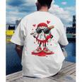 Baseball Drip Ice Cream Sunglasses Boys Youth Kids Valentine Men's Back Print T-Shirt Baseball Drip Ice Cream Sunglasses Boys Youth Kids Valentine Men's Back Print T-Shirt