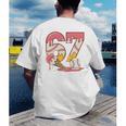 Baseball Drip Number 67 Player Ice Cream Or 67th Birthday Men's Back Print T-Shirt Baseball Drip Number 67 Player Ice Cream Or 67th Birthday Men's Back Print T-Shirt