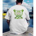 Baseball Icecream St Patrick's Day Lucky Charm Shamrock Drip Men's Back Print T-Shirt Baseball Icecream St Patrick's Day Lucky Charm Shamrock Drip Men's Back Print T-Shirt