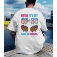 Bruh Its My 67 33 Day Of School Baseball Boys Kids 100th Day Men's Back Print T-Shirt Bruh Its My 67 33 Day Of School Baseball Boys Kids 100th Day Men's Back Print T-Shirt