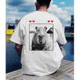 Capybara Love Valentines Day Cute Animal Hearts Raglan Baseball Tee Men's Back Print T-Shirt Capybara Love Valentines Day Cute Animal Hearts Raglan Baseball Tee Men's Back Print T-Shirt