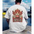 Chinese New Year 2026 Fire Horse Celebration Raglan Baseball Tee Men's Back Print T-Shirt