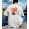 Football Basketball Baseball Heart Valentine Boys Men Kid Men's Back Print T-Shirt