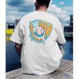 Ice Cream Baseball Mitt Drippy Scoop Baseball Sports Men's Back Print T-Shirt Ice Cream Baseball Mitt Drippy Scoop Baseball Sports Men's Back Print T-Shirt