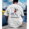 Jarren Duran Boston MLB Baseball Players MLBJDU202M Men's Back Print T-Shirt