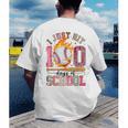 I Just Hit 100 Days Of School Baseball Lovers Fans Boys Kids Men's Back Print T-Shirt I Just Hit 100 Days Of School Baseball Lovers Fans Boys Kids Men's Back Print T-Shirt