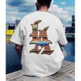 LA Sarape Los Angeles LA Sarape East LA Baseball Mexican Premium Tri-Blend Men's Back Print T-Shirt LA Sarape Los Angeles LA Sarape East LA Baseball Mexican Premium Tri-Blend Men's Back Print T-Shirt