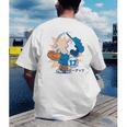 Lucy Van Pelt Baseball Catch Men's Back Print T-Shirt Lucy Van Pelt Baseball Catch Men's Back Print T-Shirt