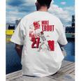Mike Trout Los Angeles A MLB Baseball Players MLBMTR304N Men's Back Print T-Shirt Mike Trout Los Angeles A MLB Baseball Players MLBMTR304N Men's Back Print T-Shirt