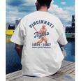 Negro League Baseball History Month Cincinnati Ohio Men's Back Print T-Shirt Negro League Baseball History Month Cincinnati Ohio Men's Back Print T-Shirt