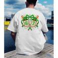 Six Seven 67 Meme Baseball Coquette Bow St Patrick's Day Men's Back Print T-Shirt Six Seven 67 Meme Baseball Coquette Bow St Patrick's Day Men's Back Print T-Shirt