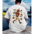 Skeleton Halloween Baseball Boys Men Kids Toddler Men's Back Print T-Shirt Skeleton Halloween Baseball Boys Men Kids Toddler Men's Back Print T-Shirt