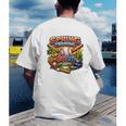 Spring Training 2026 Baseball Fan Retro Palm Cactus Premium Tri-Blend Men's Back Print T-Shirt