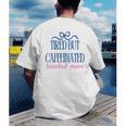 Tired But Caffeinated Baseball Mom Trendy Tired Baseball Mom Men's Back Print T-Shirt Tired But Caffeinated Baseball Mom Trendy Tired Baseball Mom Men's Back Print T-Shirt