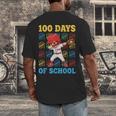 100 Days Of School Baseball Bat 100th Day Of School Boys Men's Back Print T-Shirt 100 Days Of School Baseball Bat 100th Day Of School Boys Men's Back Print T-Shirt