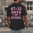 100 Days Of School Baseball Boys Six Seven Drip 100th Day Men's Back Print T-Shirt 100 Days Of School Baseball Boys Six Seven Drip 100th Day Men's Back Print T-Shirt