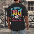 100 Days Of School Baseball Drip 100 Days Boy Girl Kids Men's Back Print T-Shirt 100 Days Of School Baseball Drip 100 Days Boy Girl Kids Men's Back Print T-Shirt