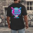 100 Days Of School Baseball Drip 100 Days For Boys And Kids Men's Back Print T-Shirt