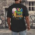 100 Days Of School Baseball Ice Cream Drip Boys Kids Player Men's Back Print T-Shirt 100 Days Of School Baseball Ice Cream Drip Boys Kids Player Men's Back Print T-Shirt