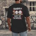 100 Days Of School Baseball Theme Kids Teens Boys 100th Day Men's Back Print T-Shirt 100 Days Of School Baseball Theme Kids Teens Boys 100th Day Men's Back Print T-Shirt