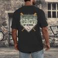 100 Days Of School Home Plate Camo Baseball Dripping Boys Men's Back Print T-Shirt