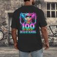 100 Drippy Days Of School Baseball Ice Cream 100th Day Boys Men's Back Print T-Shirt 100 Drippy Days Of School Baseball Ice Cream 100th Day Boys Men's Back Print T-Shirt