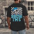 5th Birthday Dabbing Baseball Boys Bruh I'm 5 Year Old Men's Back Print T-Shirt