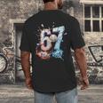 6 7 Baseball Six Seven Meme 67 Hands Kids Men Women Men's Back Print T-Shirt 6 7 Baseball Six Seven Meme 67 Hands Kids Men Women Men's Back Print T-Shirt