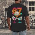 6 7 Ice Cream Drip Baseball Number 67 Player Boy Girl Kids Men's Back Print T-Shirt