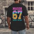 6 7 Mason Baseball Drip Men's Back Print T-Shirt 6 7 Mason Baseball Drip Men's Back Print T-Shirt