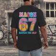 6 7 Mason Baseball Drip Number 67 Player Or 67th Birthday Men's Back Print T-Shirt 6 7 Mason Baseball Drip Number 67 Player Or 67th Birthday Men's Back Print T-Shirt