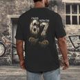 I Was 6 Now I'm 7 Baseball 6 7 Birthday Boys Girls Men's Back Print T-Shirt I Was 6 Now I'm 7 Baseball 6 7 Birthday Boys Girls Men's Back Print T-Shirt