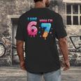 I Was 6 Now I'm 7 Birthday Baseball Drip For Boys Kid Men's Back Print T-Shirt I Was 6 Now I'm 7 Birthday Baseball Drip For Boys Kid Men's Back Print T-Shirt
