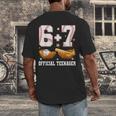 67 13 Year Old Official Teenager Baseball Boy 13th Birthday Men's Back Print T-Shirt