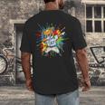 67 Baseball Dabbing Cat 6 7 Dripping Ice Cream Meme Men's Back Print T-Shirt
