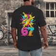 67 Baseball Ice Cream Six Seven Dabbing Banana Men's Back Print T-Shirt