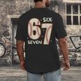 67 Baseball Six Seven 6 7 Meme Kids 67 Teen Boys 6-7 Men's Back Print T-Shirt